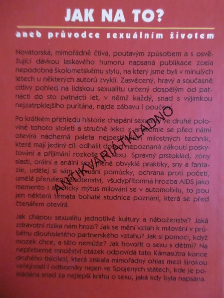 SEX JE UMĚT, CHTÍT A VĚDĚT, PAUL JOANNIDES, **an