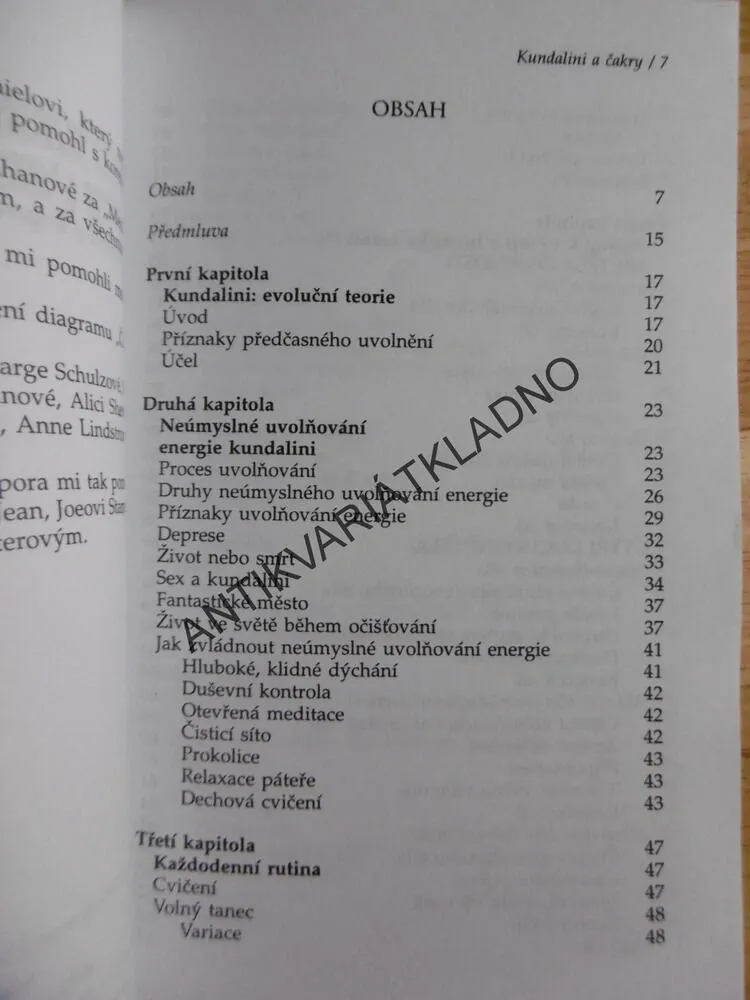 KUNDALINI A ČAKRY, PRAKTICKÁ KNIHA, CESTA UVOLNĚNÍ ŽIVOTNÍ ENERGIE