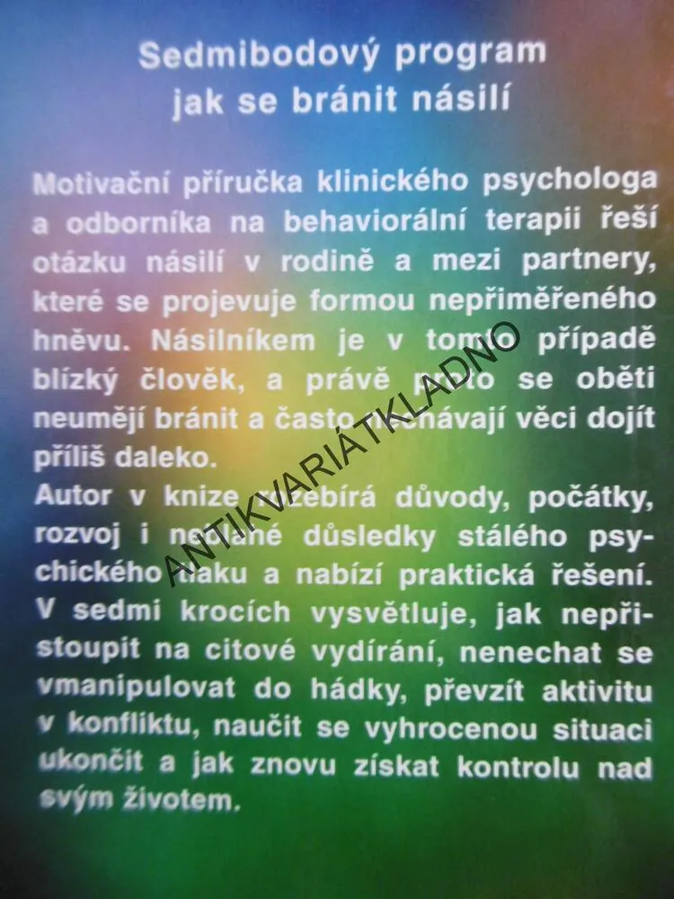 O LÁSCE A HNĚVU, W. DOYLE GENTRY, **an