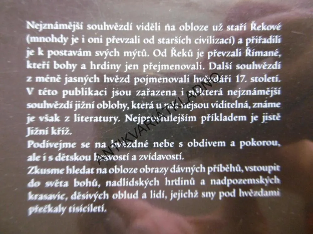 SOUHVĚZDÍ A JEJICH MÝTY, 