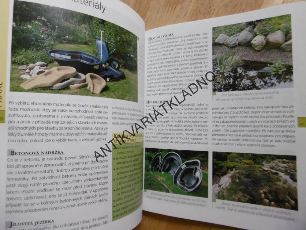 ZAHRADNÍ JEZÍRKA, PETER BECK, RADY OD PROFESIONÁLŮ