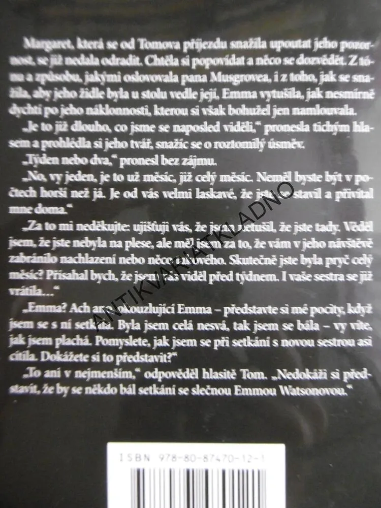 MLADŠÍ SESTRA,1., JANE AUSTENOVÁ, C. AUSTENOVÁ HUBBACKOVÁ, **an