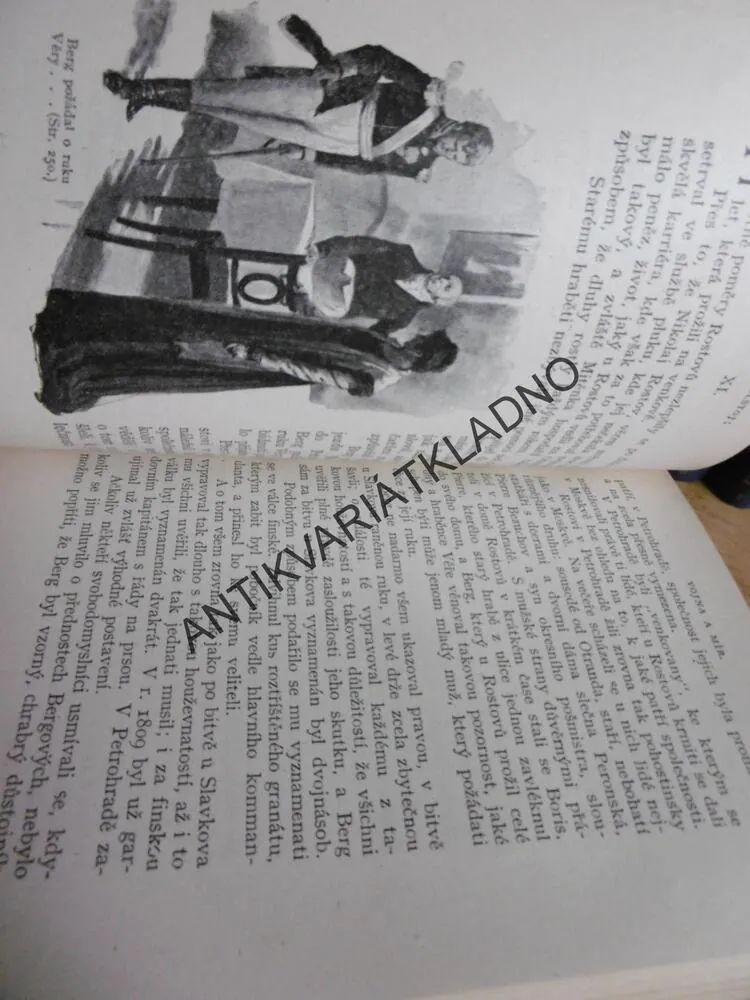 VOJNA A MÍR 1-5, LEV NIKOLAJEVIČ TOLSTOJ, 1924, HUDEČEK