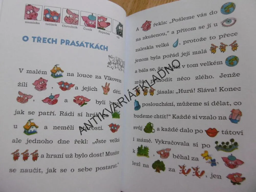 NEPOSLUŠNÁ KŮZLÁTKA A JINÉ POHÁDKY, MALOVANÉ ČTENÍ, **an