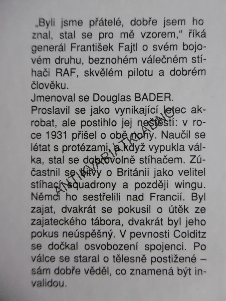HRDINA STOLETÍ, FRANTIŠEK FAJTL,LETECTVÍ, **an