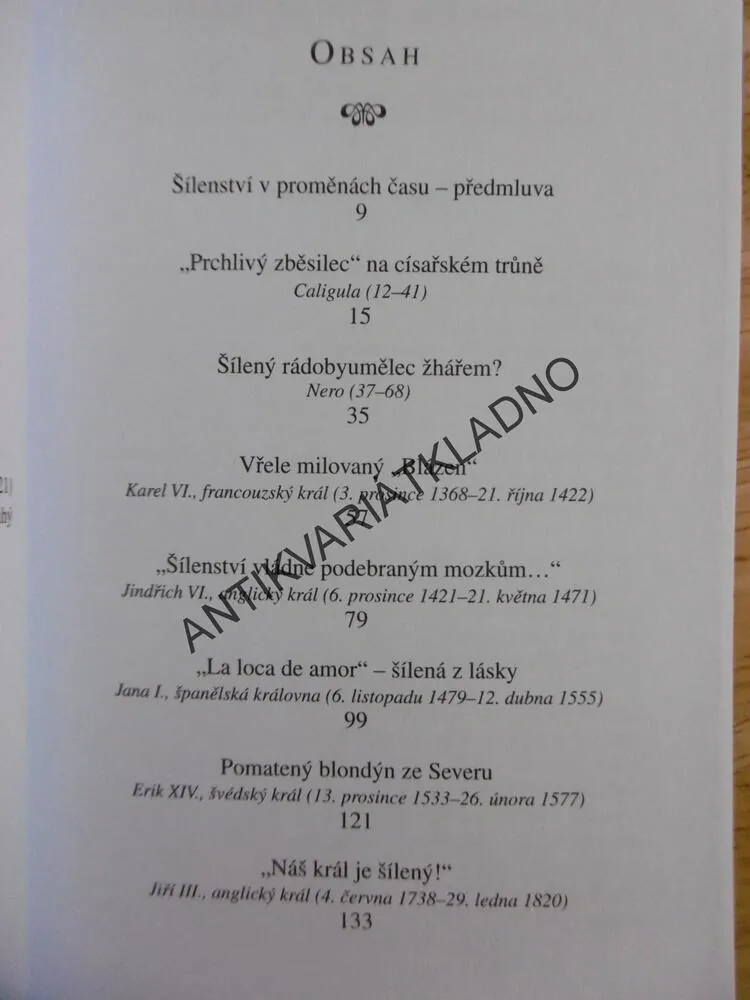 NÁŠ KRÁL JE ŠÍLENÝ! HANS-DIETER OTTO