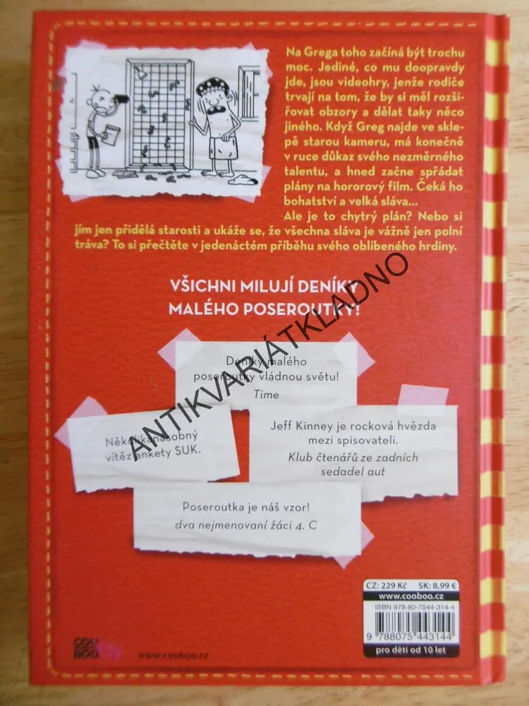 DENÍK MALÉHO POSEROUTKY 11., VŠECHNA SLÁVA..., JEFF KINNEY, **an