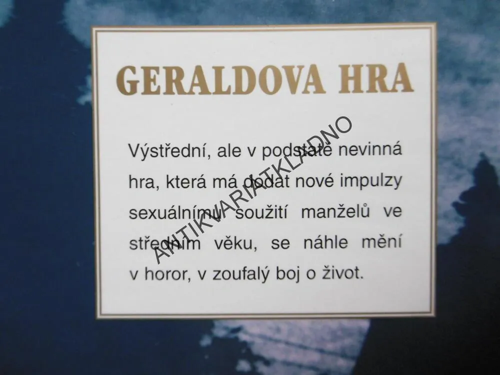 GERALDOVA HRA, STEPHEN KING