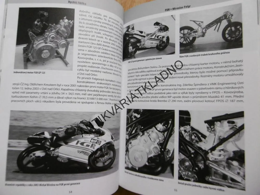 RYCHLÁ ŘÍDÍTKA, JIŘÍ WOLMUTH, ZÁVODNÍ MOTOCYKLY,