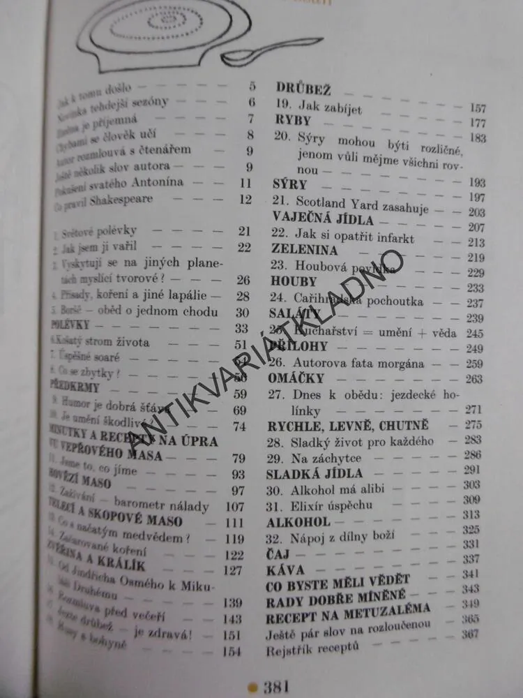MUŽ V ZÁSTĚŘE, 600 RECEPTŮ, ACHILLE GREGOR, ADOLF BORN, **an