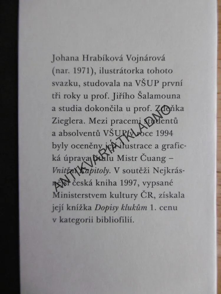 ZVĚSTOVATEL, CHALIL DŽIBRÁN, 