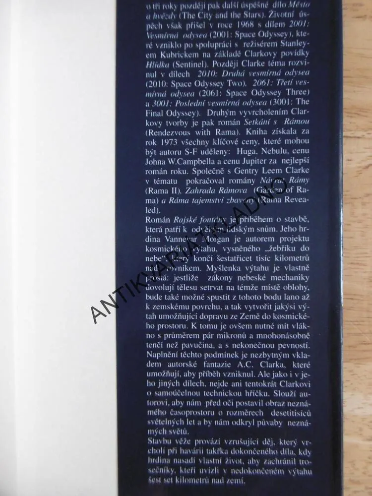 RAJSKÉ FONTÁNY, ARTHUR C.CLARKE, **an