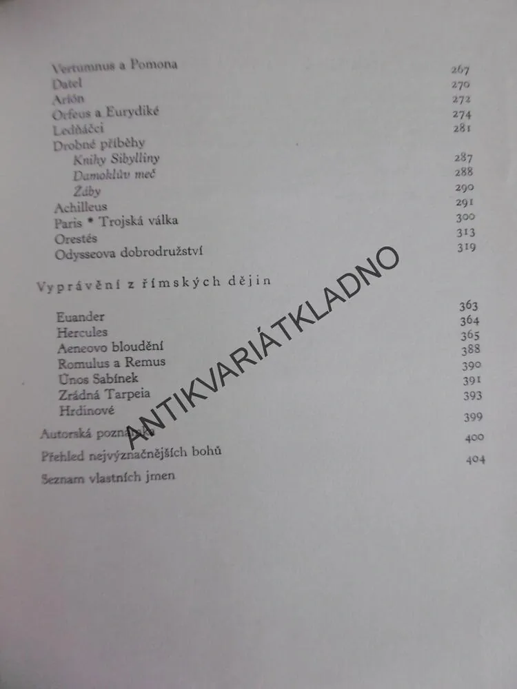 STAROVĚKÉ BÁJE A POVĚSTI, RUDOLF MERTLÍK, 1968