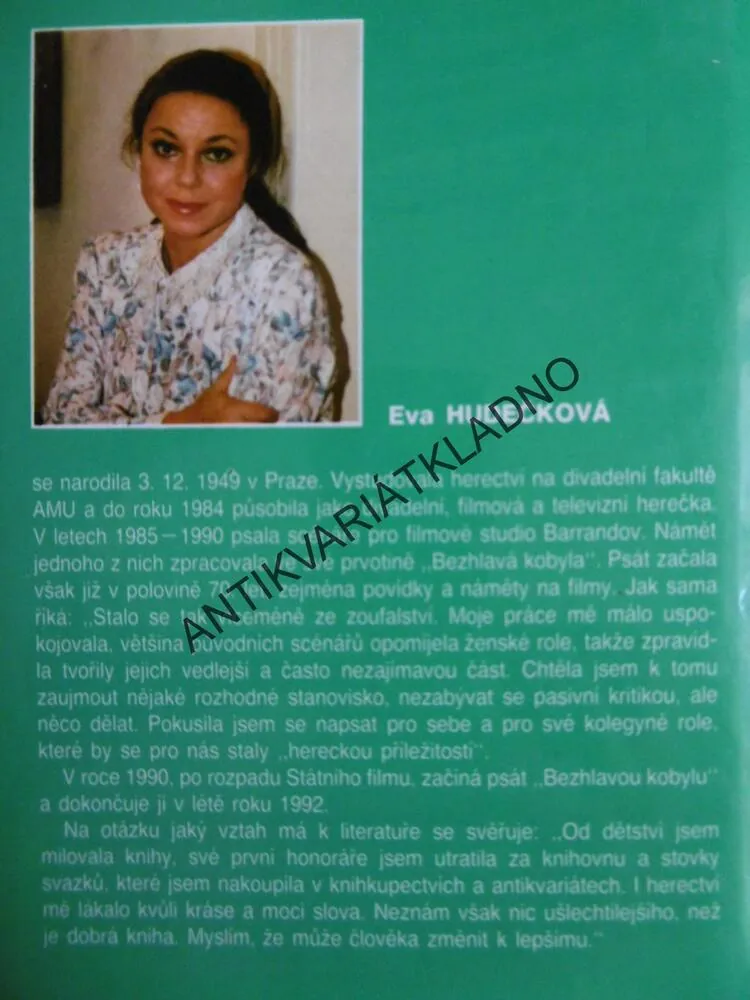 BEZHLAVÁ KOBYLA, EVA HUDEČKOVÁ