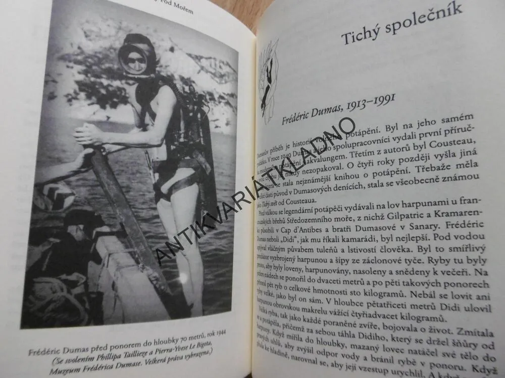 HVĚZDY POD MOŘEM, TREVOR NORTON, VÝJIMEČNÉ ŽIVOTY PRŮKOPNÍKŮ POTÁPĚNÍ