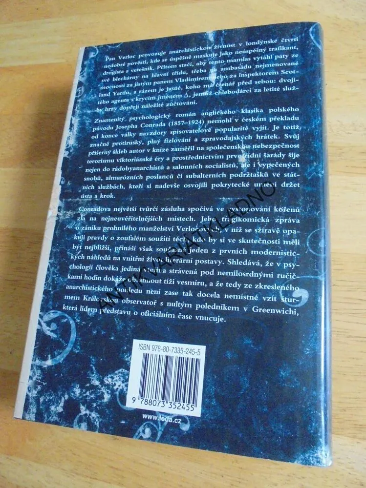 TAJNÝ AGENT, JOSEPH CONRAD, HISTORIE, **an