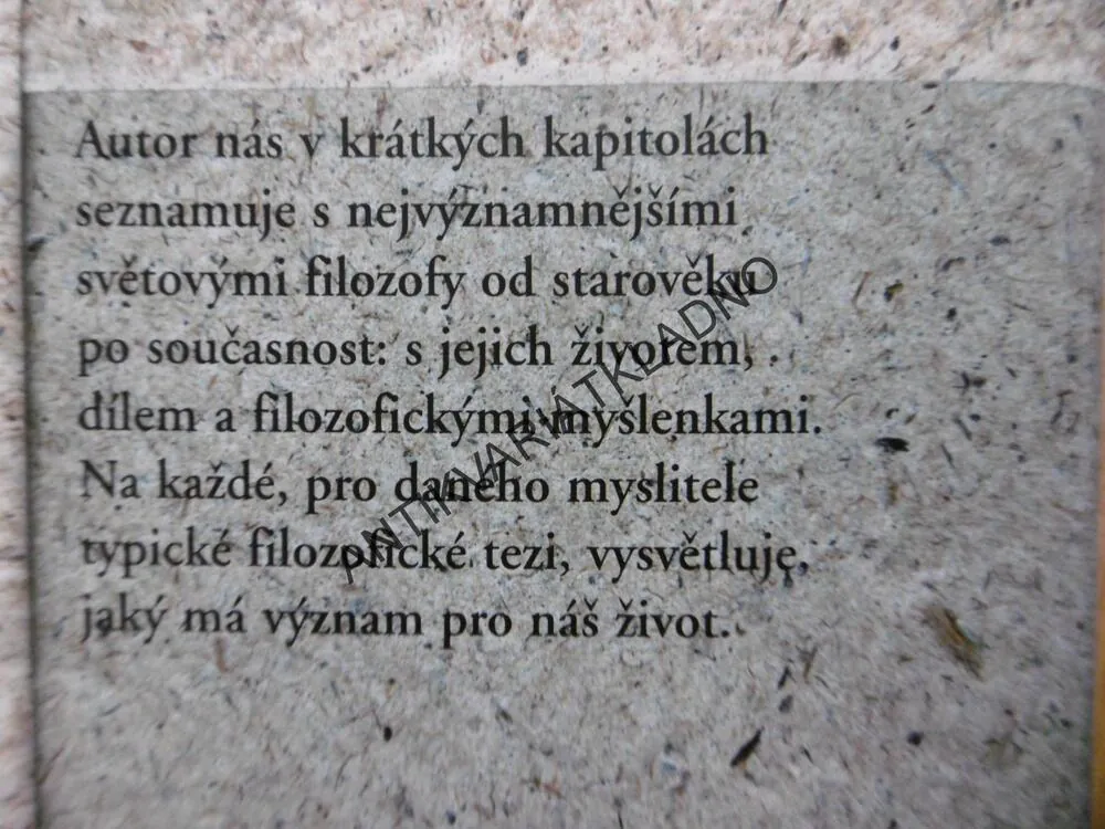 FILOZOFICKÝ DEPOZITÁŘ, REINER RUFFING, 50 NEJDŮLEŽITĚJŠÍCH FILOZOFICKÝCH MYŠLENEK