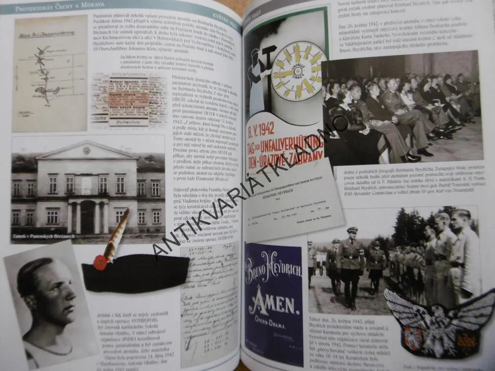 ATENTÁT, OPERACE ANTHROPOID 1941-42, BURIAN, KNÍŽEK, STEHLÍK, **an