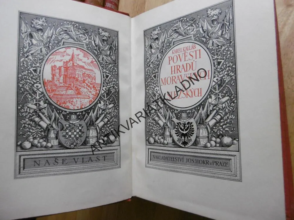 POVĚSTI HRADŮ MORAVSKÝCH A SLEZSKÝCH, 1-2, KAREL KALLÁB, **an