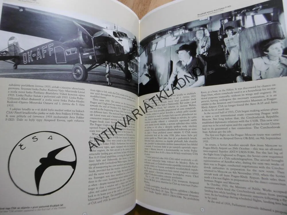 ČESKÉ AEROLINIE, 80 LET VE VZDUCHU JAKO DOMA, 1923-2003, ČSA, LETECTVÍ, LETIŠTĚ,