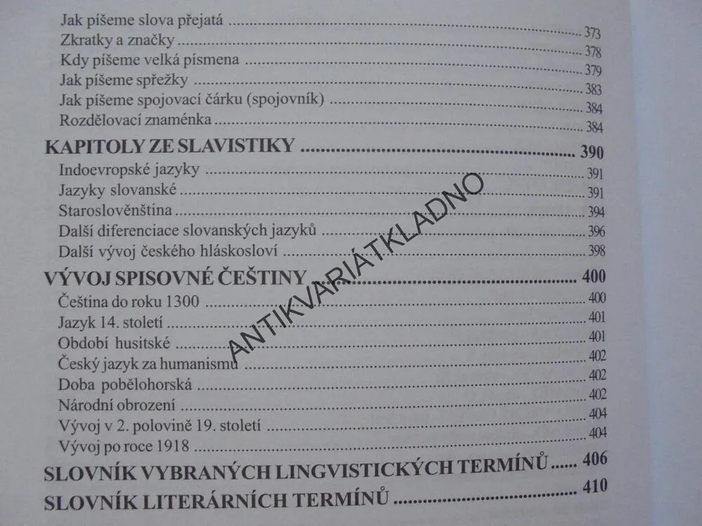 ČEŠTINA NA DLANI, PŘEHLED SVĚTOVÉ A ČESKÉ LITERATURY,ČESKÝ JAZYK, BAUER
