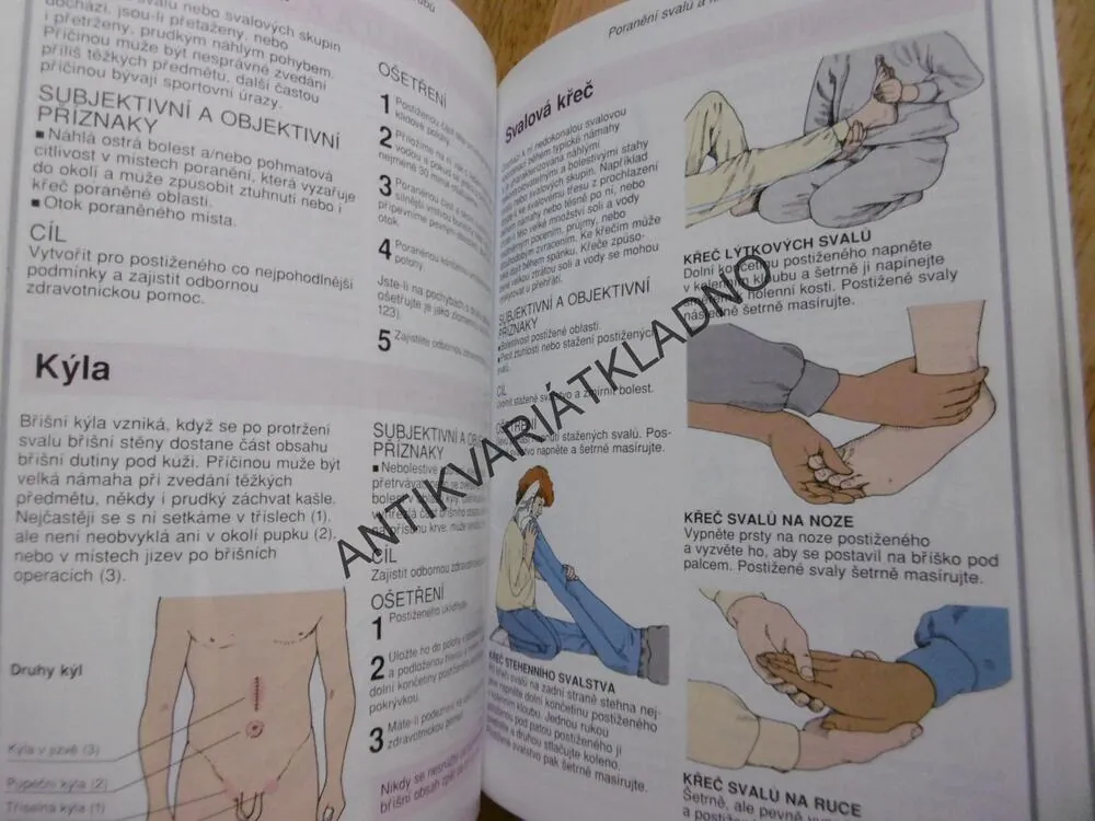 PŘÍRUČKA PRVNÍ POMOCI, PRAKTICKÝ PRŮVODCE DO KAŽDÉ DOMÁCNOSTI, NA PRACOVIŠTĚ A PRO VOLNÉ CHVÍLE