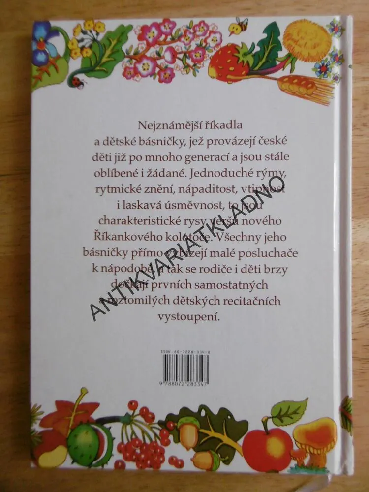 ŘÍKANKOVÝ KOLOTOČ, ADOLF DUDEK, **an