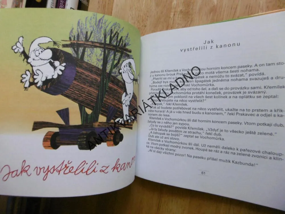 POHÁDKY Z PAŘEZOVÉ CHALOUPKY, KŘEMÍLEK,VOCHOMŮRKA,ČTVRTEK,SMETANA, VEČERNÍČEK