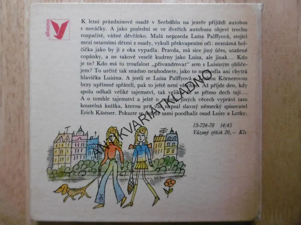 LUISA A LOTKA, ERICH KÄSTNER, ŽEMLIČKA, 1978