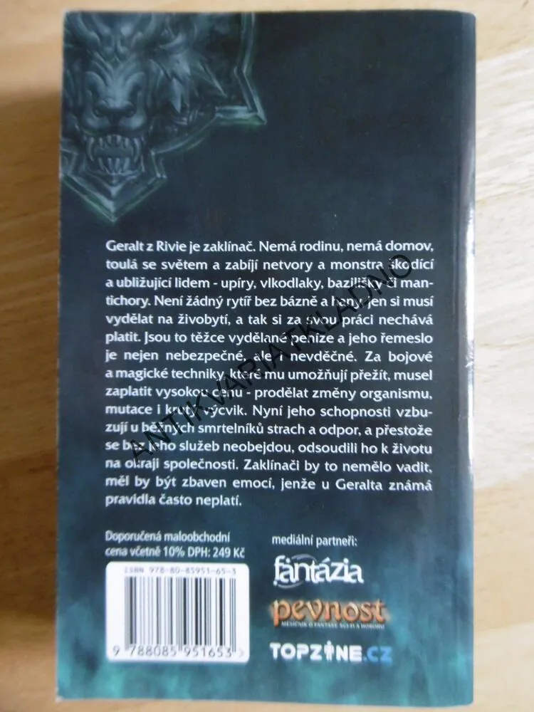 ZAKLÍNAČ 1. POSLEDNÍ PŘÁNÍ, ANDRZEJ SAPKOWSKI, **an