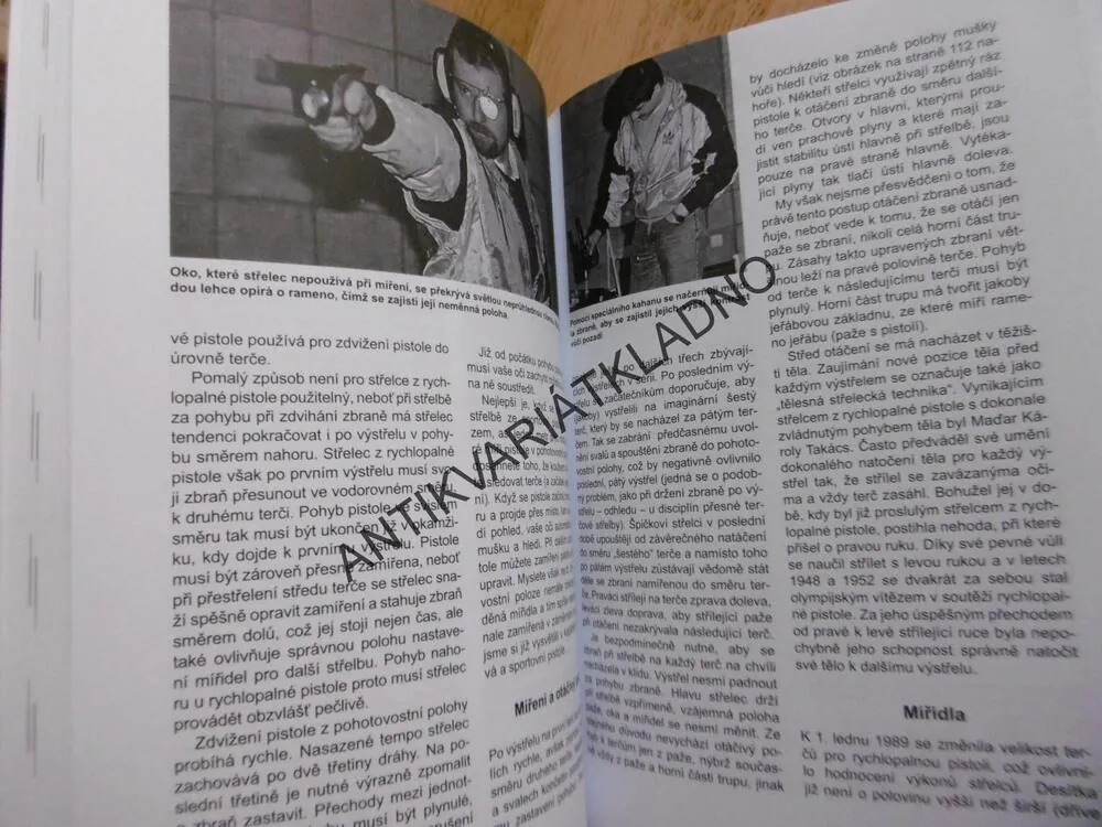 SPORTOVNÍ STŘELBA Z PISTOLE, RANGAR SKANAKER, ZBRANĚ, **an