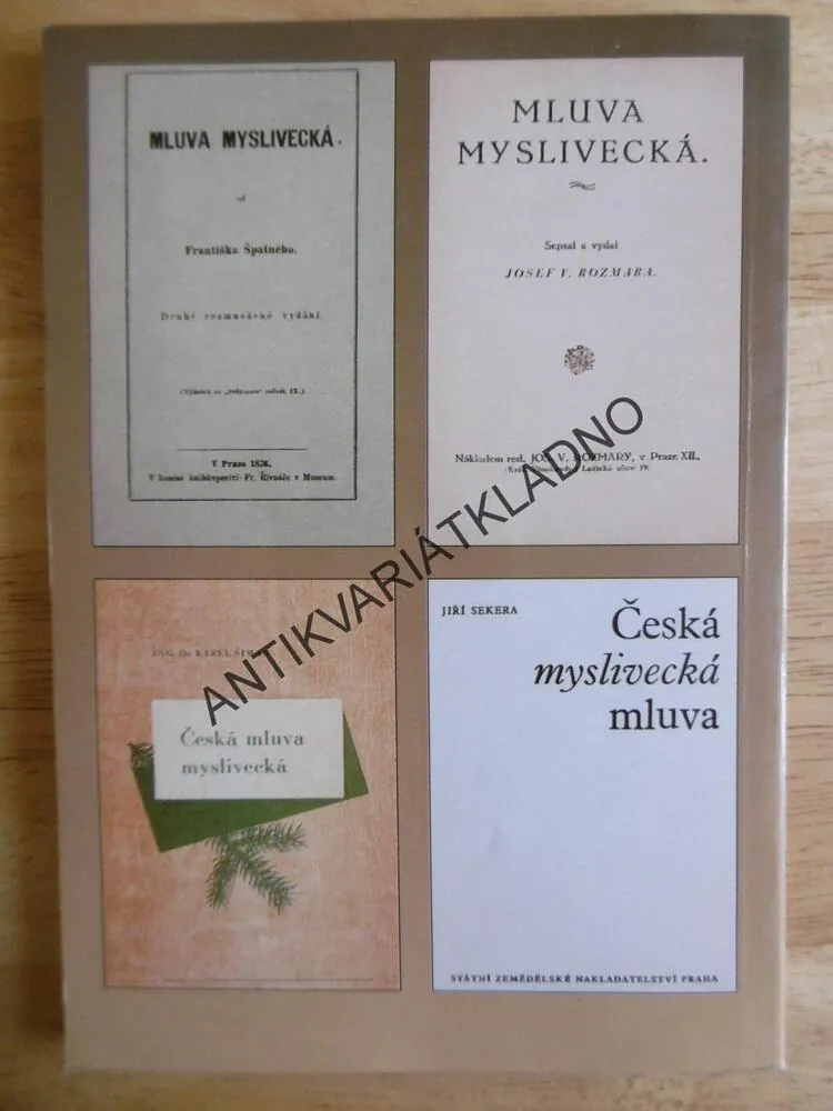 MYSLIVECKÁ MLUVA, JAROMÍR KOVAŘÍK, MYSLIVOST
