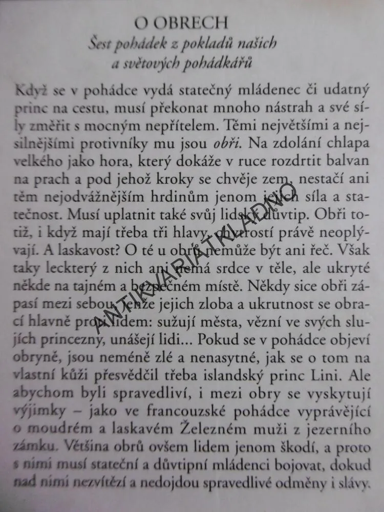 NEJKRÁSNĚJŠÍ POHÁDKY O OBRECH