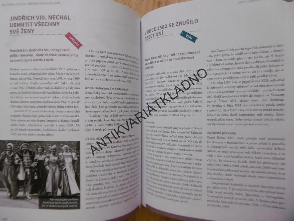 BYLO NEBYLO, ČEMU V DĚJINÁCH DOOPRAVDY VĚŘIT? **an