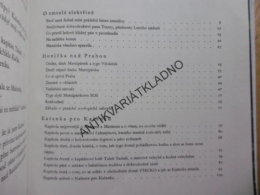 POHÁDKY PRO KAČENKU, VĚRA ADLOVÁ, MILOSLAV JÁGR, 1975, **an