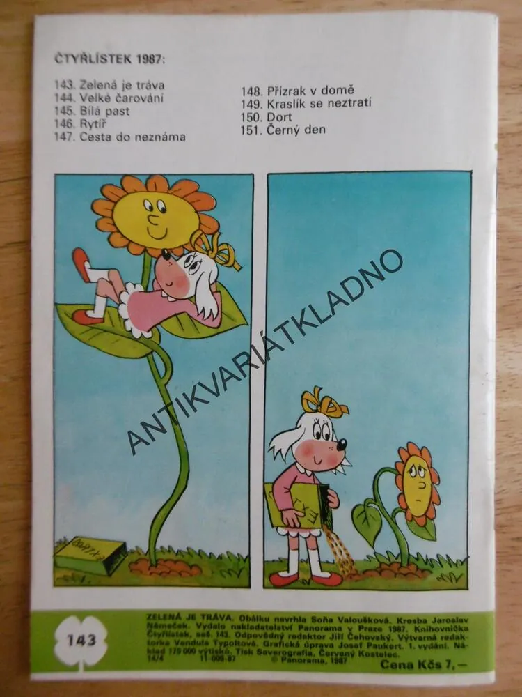 ČTYŘLÍSTEK 143 - ZELENÁ JE TRÁVA