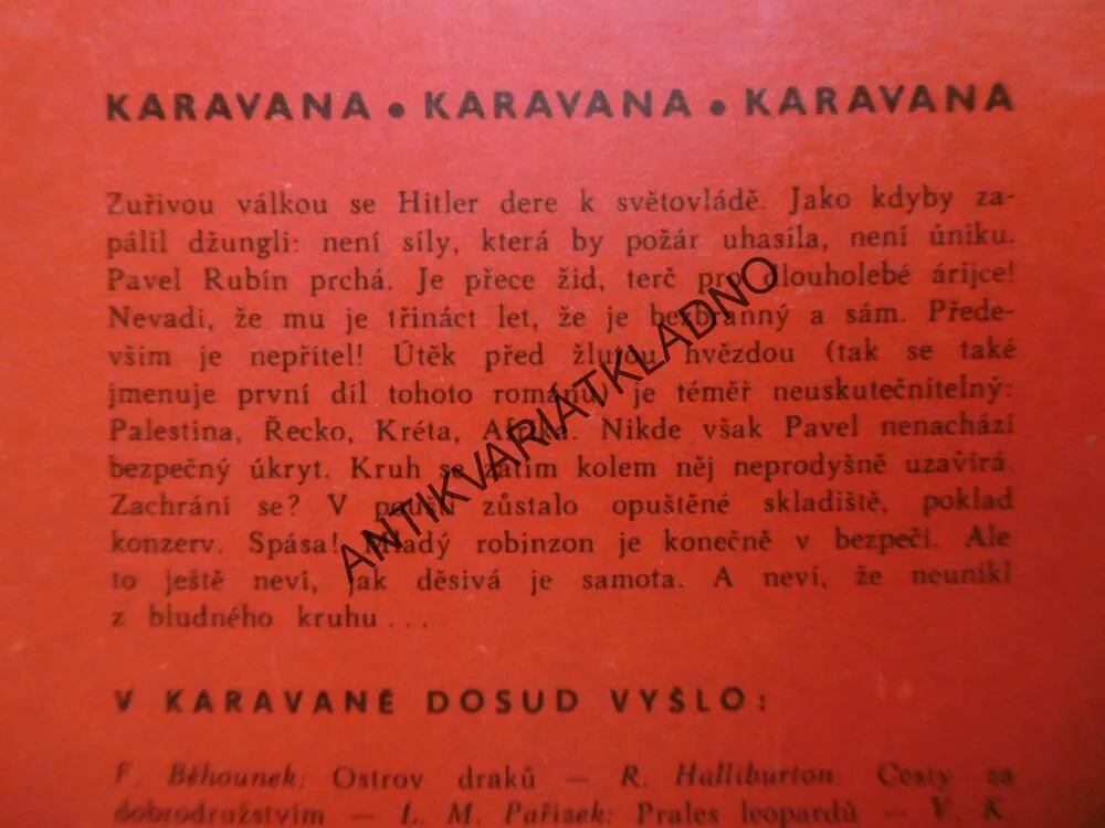 KARAVANA - BLOUDĚNÍ V KRUHU, JAN MARTINEC, FRIEDRICH