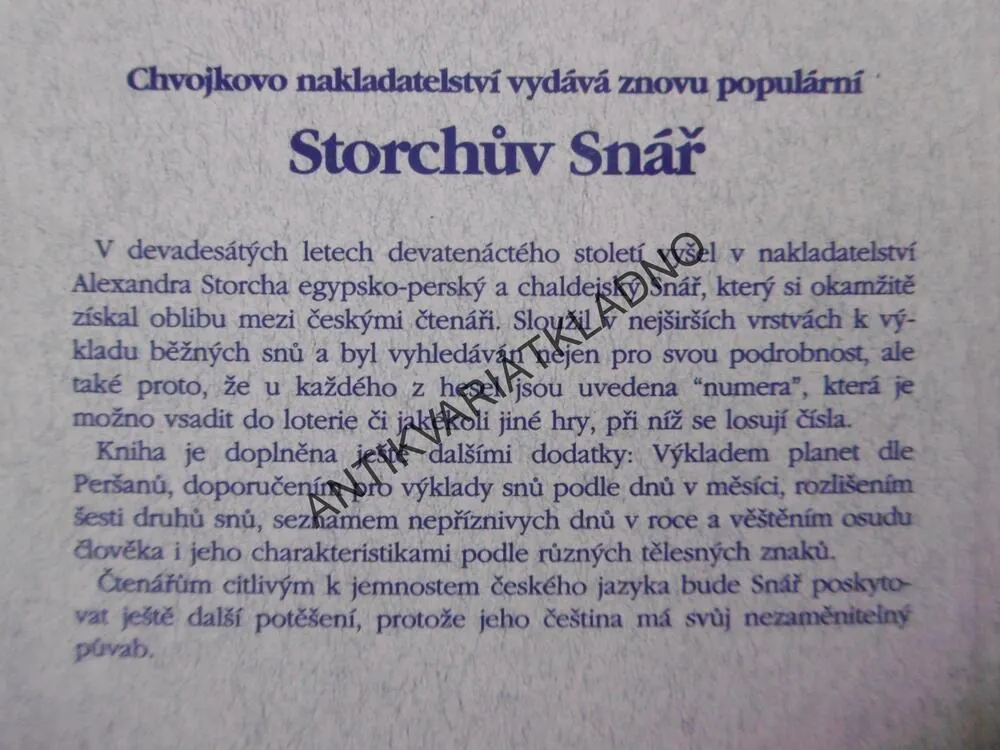 EGYPTSKO-PERSKÝ A CHALDEJSKÝ SNÁŘ, **an