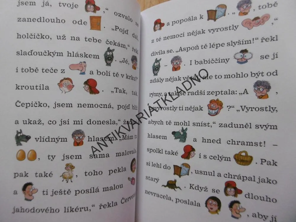 ČERVENÁ ČEPIČKA A JINÉ POHÁDKY, MALOVANÉ ČTENÍ