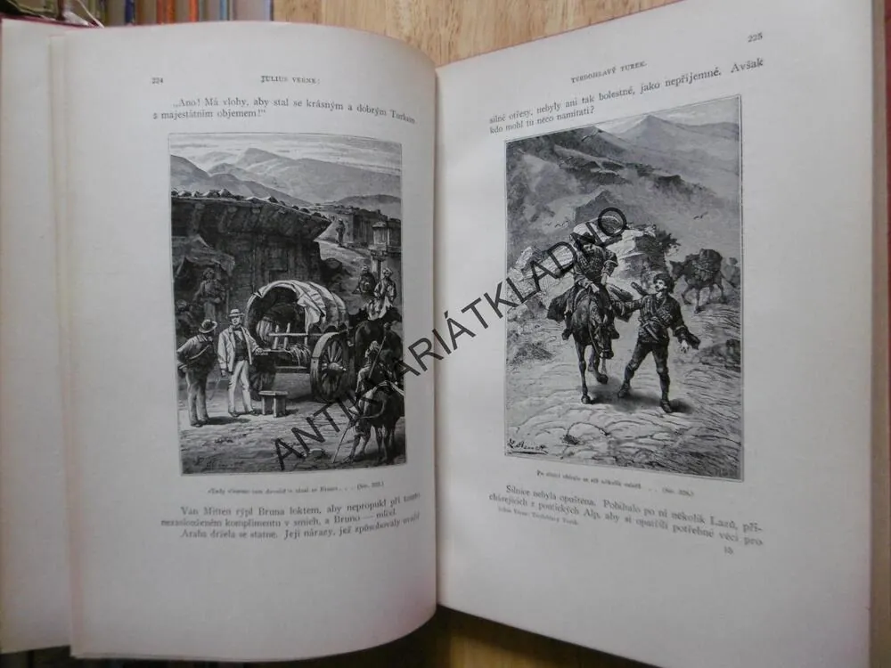 TVRDOHLAVÝ TUREK, JULES VERNE,1925