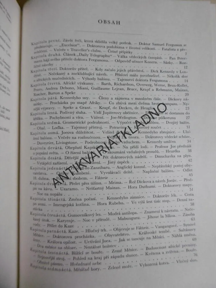 PĚT NEDĚL V BALONĚ, JULES VERNE, 1967, **an