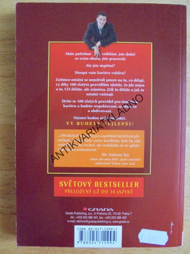 100 ZLATÝCH PRAVIDEL PRO ÚSPĚŠNOU KARIÉRU, TEMPLAR