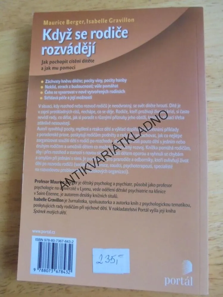ROZVOD- KDYŽ SE RODIČE ROZVÁDĚJÍ, M.BERGER