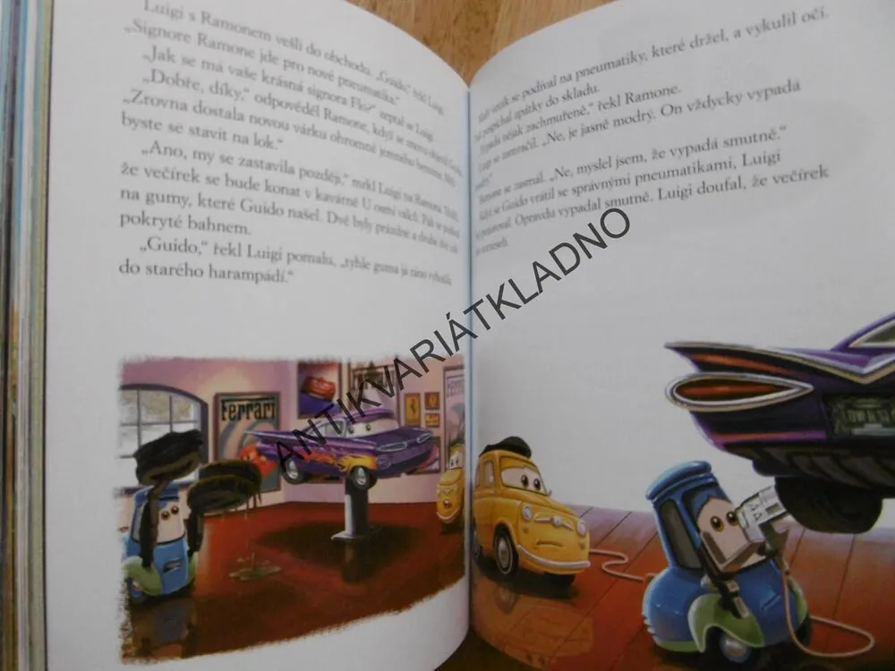 ZLATÁ KNIHA POHÁDEK, DISNEY PIXAR, AUTA, CARS,