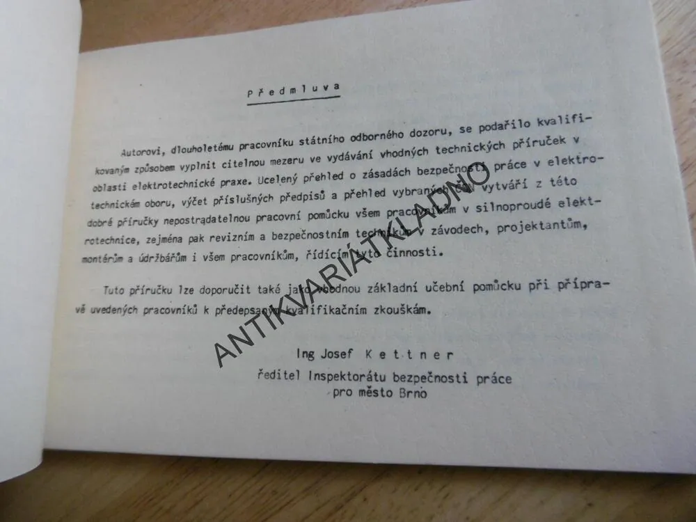 INFORMATIVNÍ PŘÍRUČKA PRO ZAJIŠTĚNÍ BEZPEČNOSTI ELEKTRICKÝCH ZAŘÍZENÍ