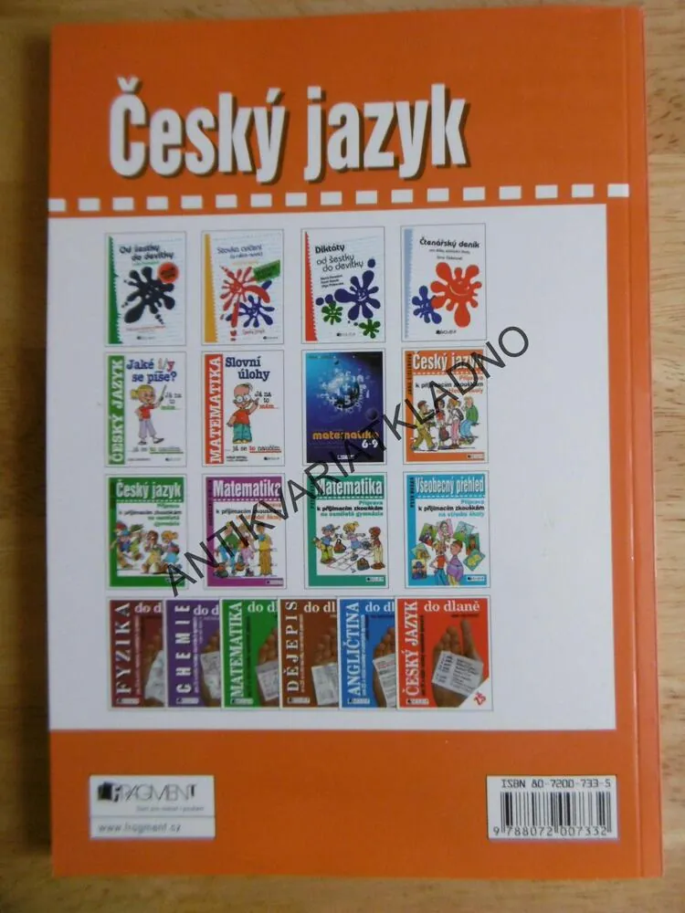 ČESKÝ JAZYK,PŘÍPRAVA K PŘIJÍMACÍM ZKOUŠKÁM NA STŘEDNÍ ŠKOLY, JANA EISLEROVÁ