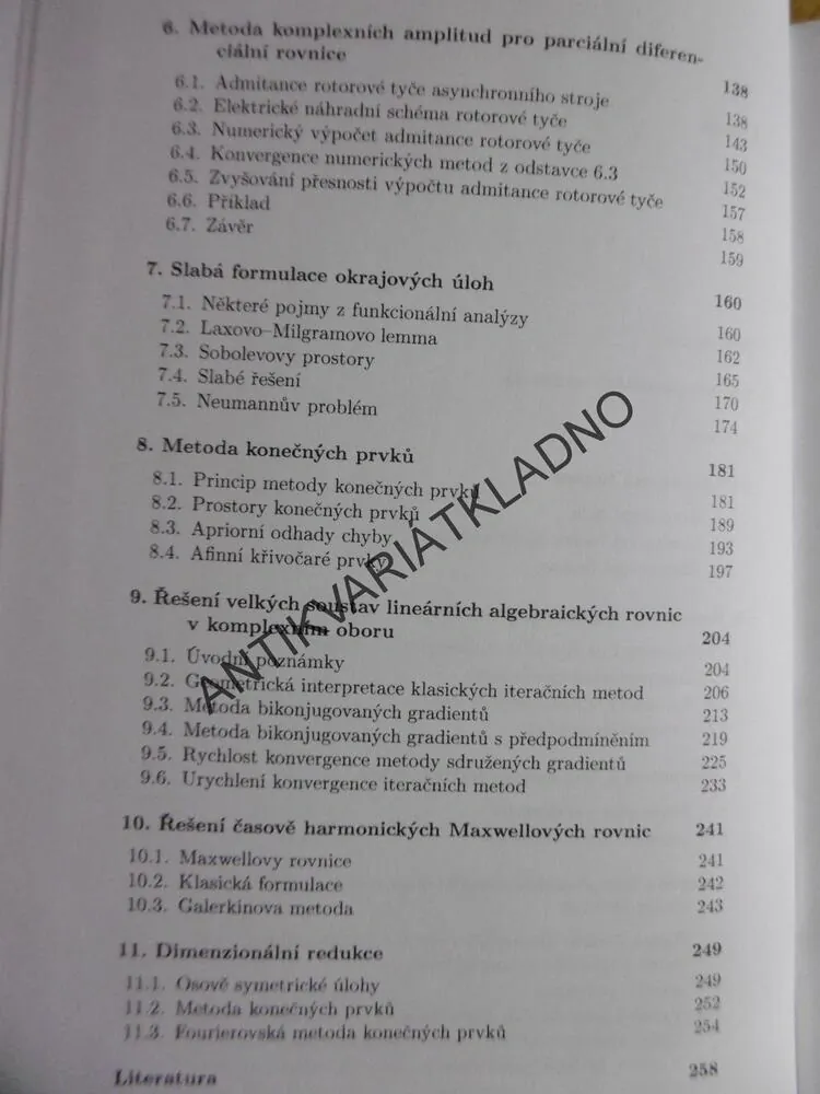 FOURIEROVY TRIGONOMETRICKÉ ŘADY A METODA KONEČNÝCH PRVKŮ V KOMPLEXNÍM OBORU, KOUKAL, KŘÍŽEK, POTŮČEK