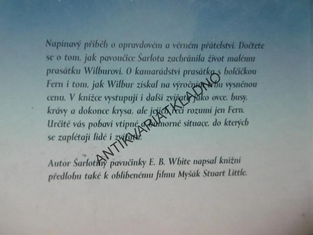 ŠARLOTINA PAVUČINKA, E.B.WHITTE, GARTH WILLIAMS, **an