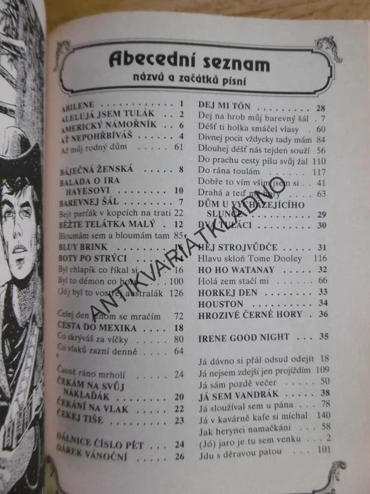 COUNTRY ZPĚVNÍK 2., NOTY, TEXTY,AKORDY, **an
