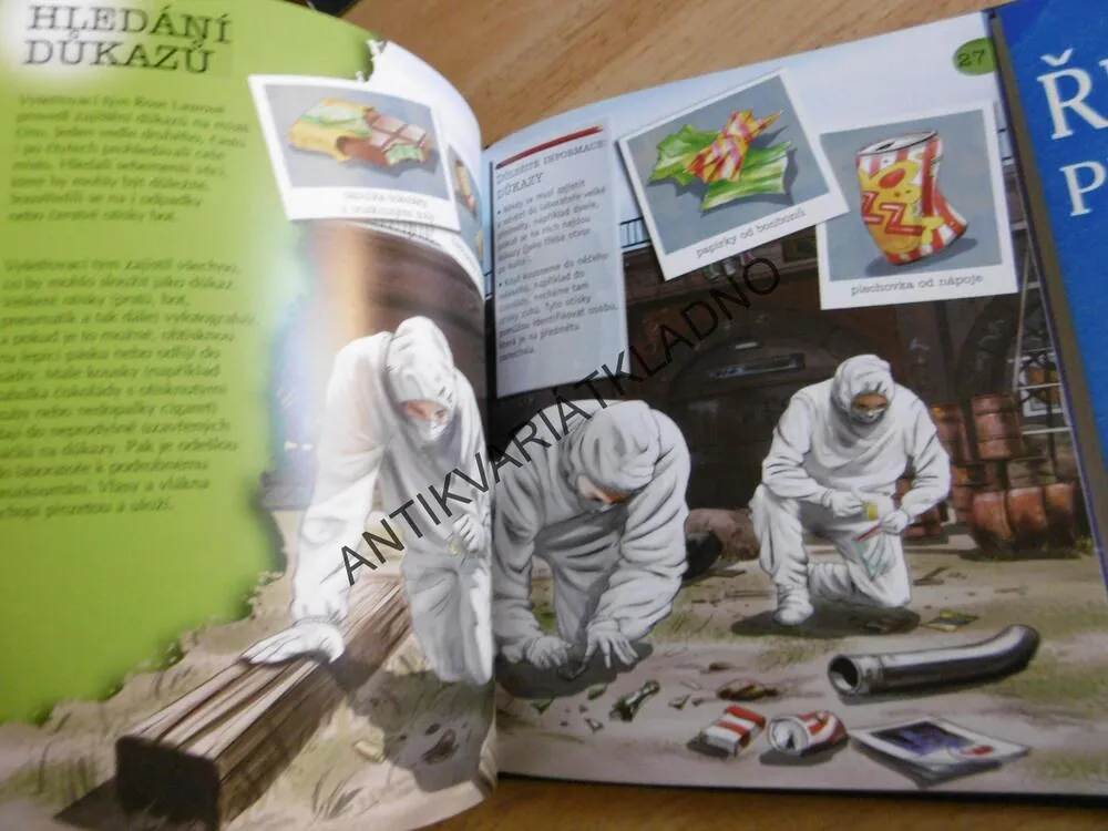 MÍSTO ČINU, STAŇ SE DETEKTIVEM, SLEDUJ DŮKAZY A ODHAL ZLOČIN...,